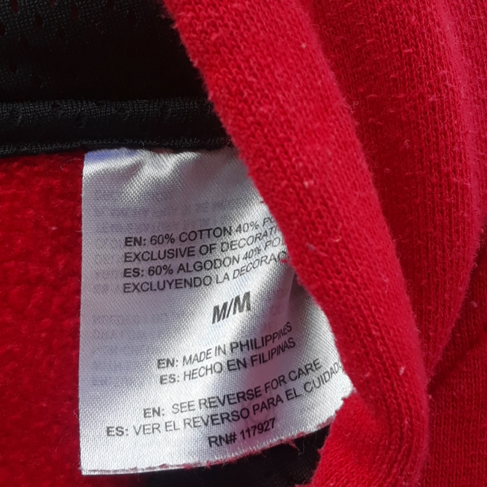 Red Reebok Hoodie - Picture 3 of 3